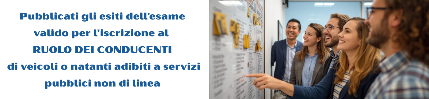 Immagine esami ruolo conducenti